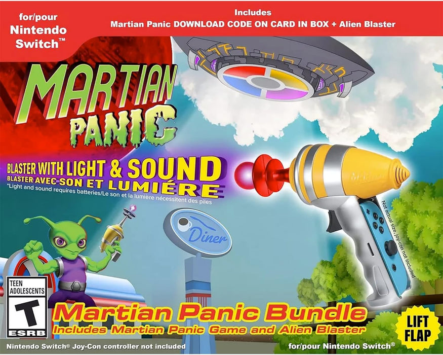Martian Panic Bundle (Code in Box + Blaster Gun) - SWITCH