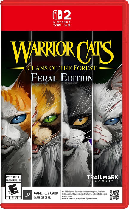 Warrior Cats: Clans of the Forest Feral Edition [Game-Key Card] - Nintendo Switch 2 (PRE-ORDER)