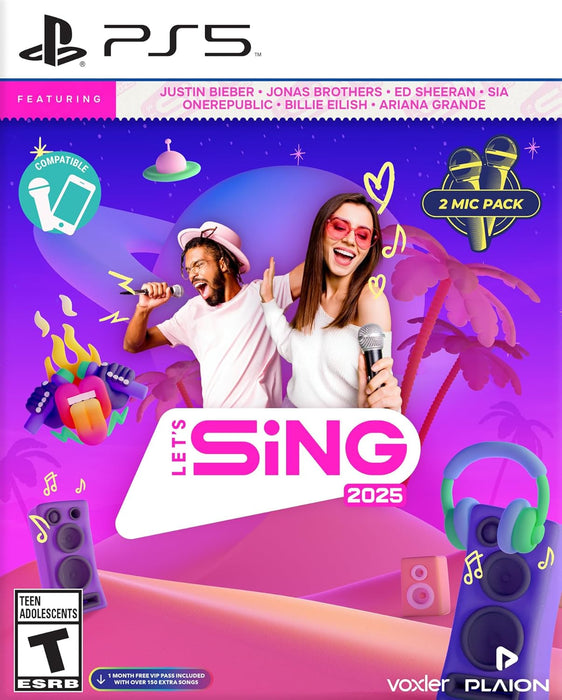 Let’s Sing 2025 (2 mic bundle) - Playstation 5