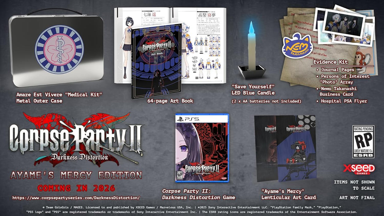 Corpse Party 2: Darkness Distortion Ayame's Mercy Limited Edition - PlayStation 5 (PRE-ORDER)