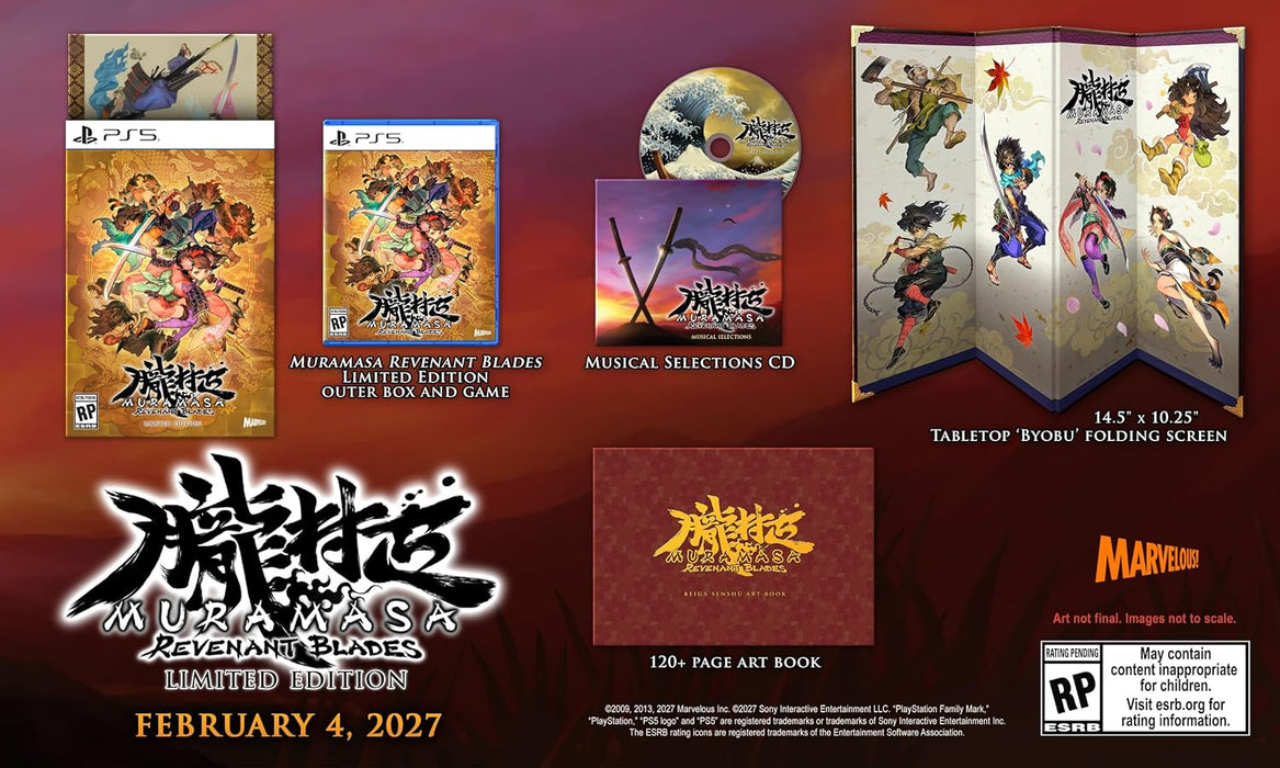 Muramasa: Revenant Blades [Limited Edition] - Playstation 5 (PRE-ORDER)