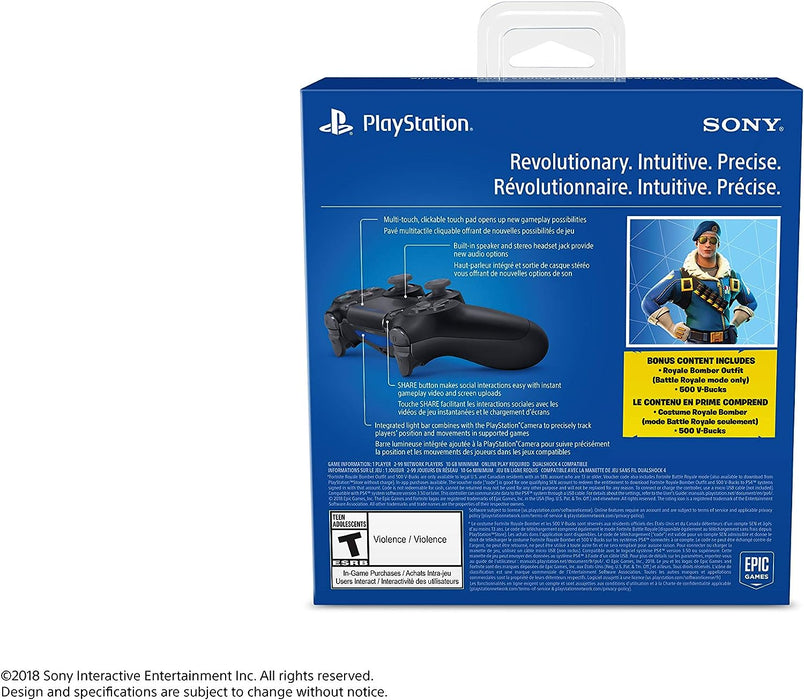 DualShock Black with Fortnite bonus content - PlayStation 4