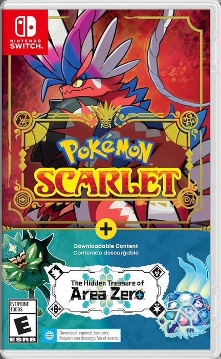 Pokemon Scarlet + The Hidden Treasure of Area Zero Bundle  (UAE Import) - Nintendo Switch [Free Shipping]