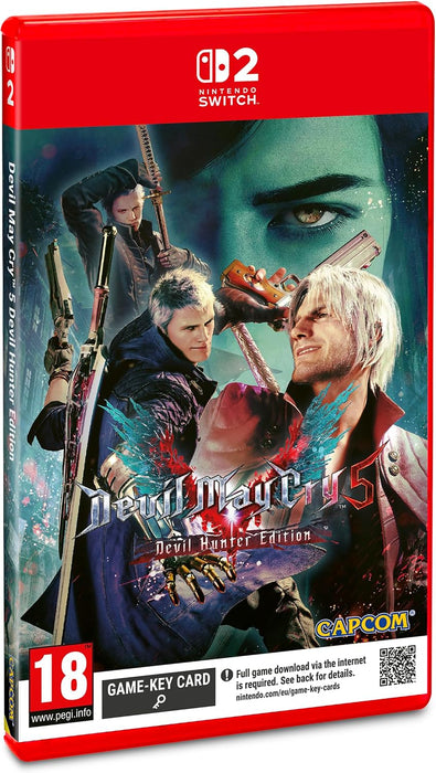 Devil May Cry 5 [Devil Hunter Edition] [EU Import - Multi Language] [Game-Key Card] - Nintendo Switch 2