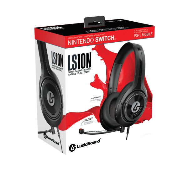 LucidSound Wired Stereo Gaming Headset LS10N - Nintendo, PlayStation, Xbox, Mobile