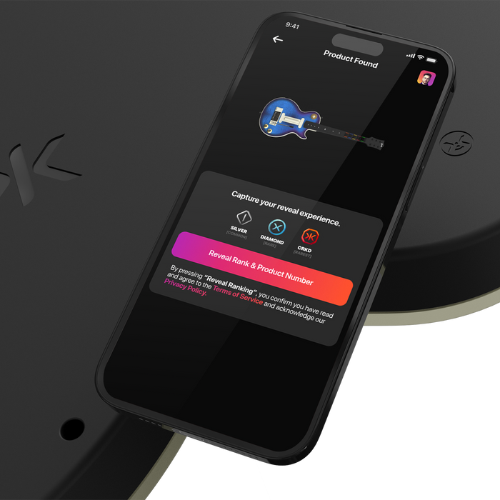 CRKD Gibson Les Paul Guitar Blueberry Burst Pro - Multi Platform  (FREE SHIPPING)