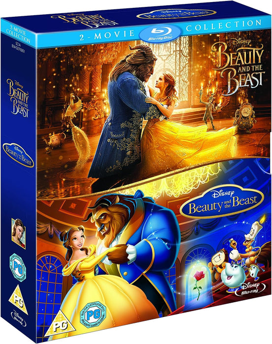 Beauty and the Beast: 2 Movie Collection (Animated/live action) - DVD/BLU-RAY