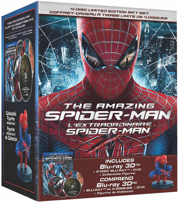 The Amazing Spider-Man: Includes Amazing Spider-Man Figurine (Bilingual)- Blu-ray/DVD Combo