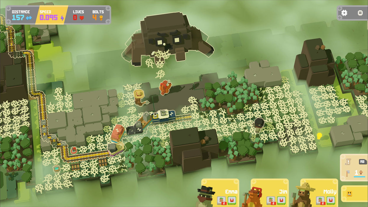 Unrailed! 2: Back on Track (JPN Import - Multi-Language) - Nintendo Switch (PRE-ORDER)