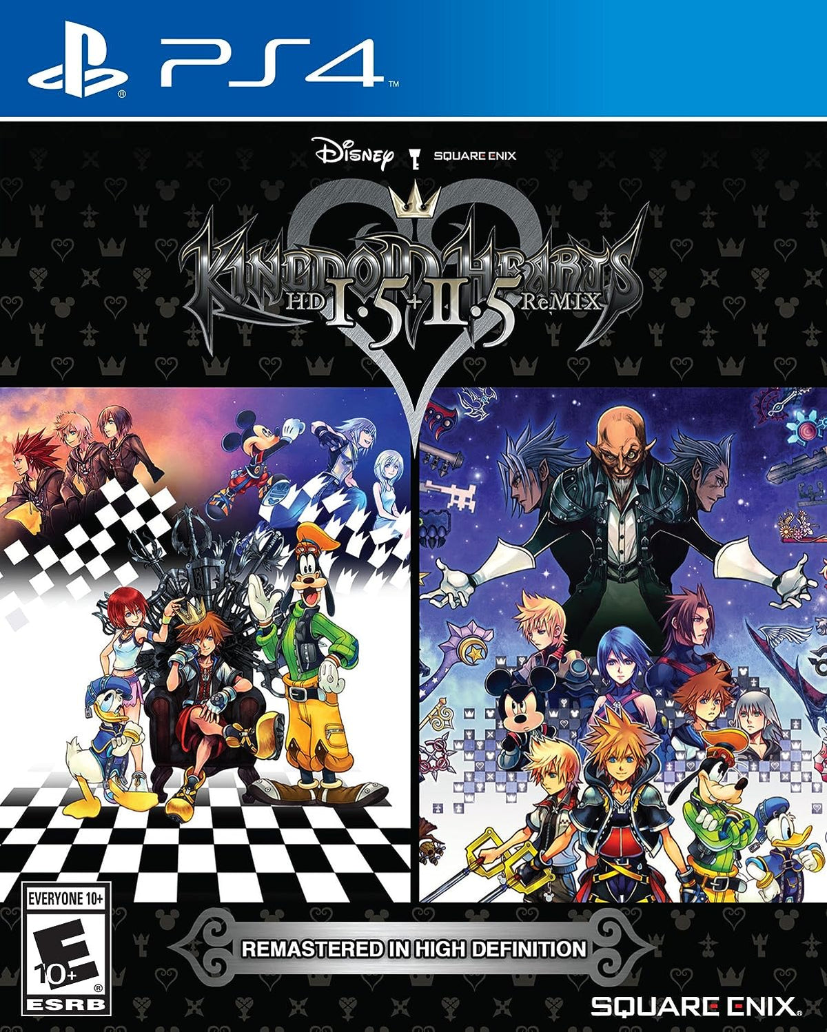 ＫＩＮＧＤＯＭ　ＨＥＡＲＴＳ－ＨＤ　１．５　＆　２．５　ＲｅＭＩＸ－Ｏｒｉｇｉｎａｌ　Ｓｏｕｎｄｔｒａｃｋ　ＢＯＸ Kingdom Hearts HD 1.5 + 2.5 Remix - PlayStation 4 — VIDEOGAMESPLUS.CA