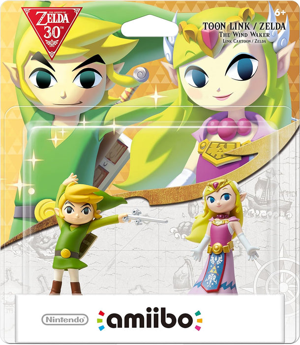 Toon Link & Zelda - Legend of Zelda: The Wind Waker - Nintendo Amiibo