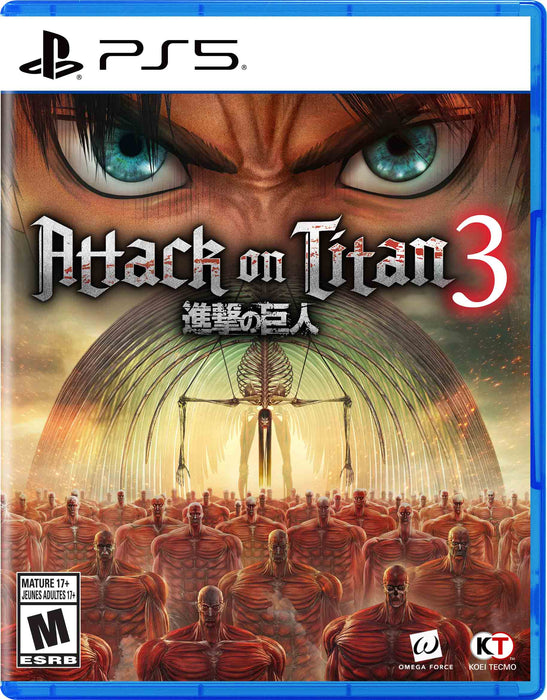 Attack on Titan 3 [SteelBook® Launch Edition – Featuring ICONART™] - Playstation 5 (PRE-ORDER)