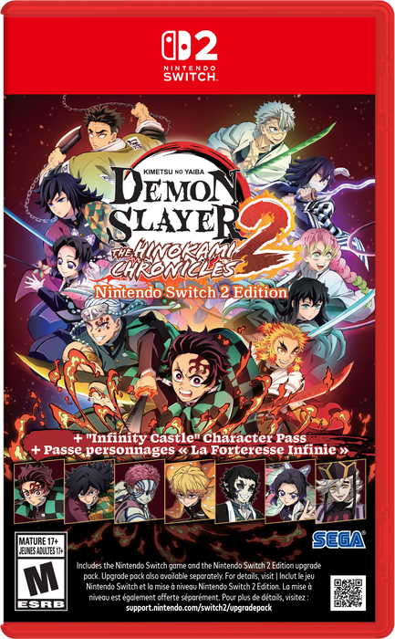 Demon Slayer -Kimetsu no Yaiba- The Hinokami Chronicles 2 - Nintendo Switch 2 Edition + "Infinity Castle" Character Pass - Nintendo Switch 2 (PRE-ORDER)