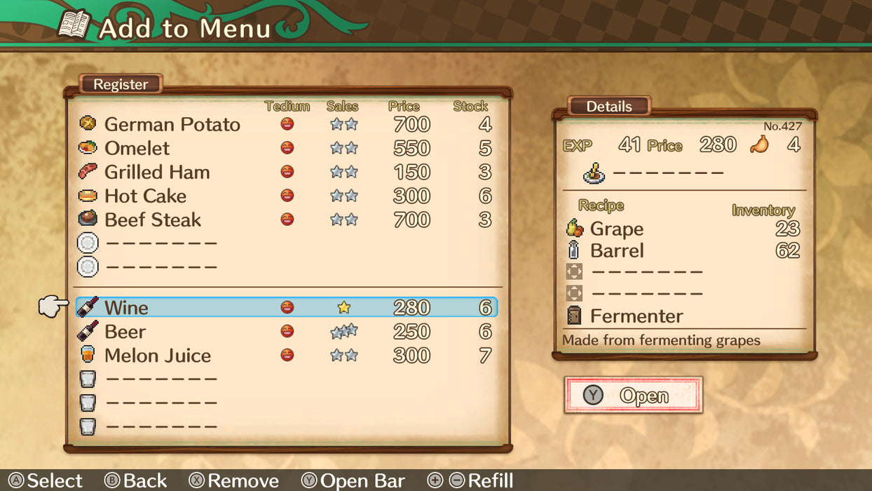 Adventure Bar Story - Nintendo Switch