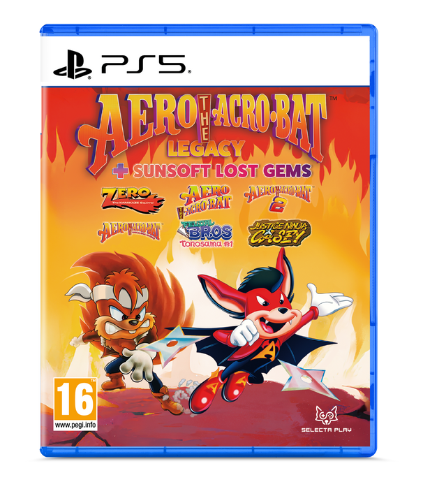 Aero The Acro-Bat Legacy + Sunsoft Lost Gems Edition [EU Import] - Playstation 5 (PRE-ORDER)