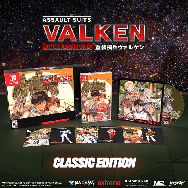 Assault Suits Valken DECLASSIFIED Classic Edition [ Limited Run Games #202] - Nintendo Switch