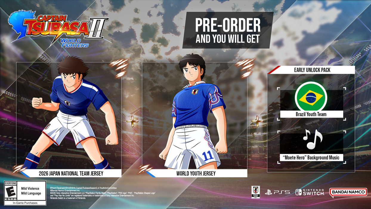Captain Tsubasa II:  World Fighters - Nintendo Switch (PRE-ORDER)