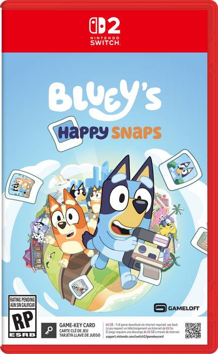 Bluey's Happy Snaps [Game-Key Card] - Nintendo Switch 2 (PRE-ORDER)