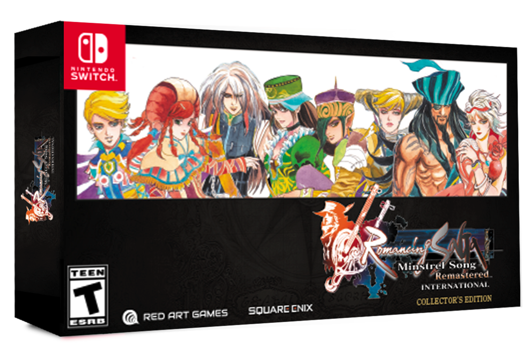 Romancing SaGa -Minstrel Song- Remastered International [Collectors Edition] - Nintendo Switch (PRE-ORDER) (FREE SHIPPING) (VGP EXCLUSIVE)