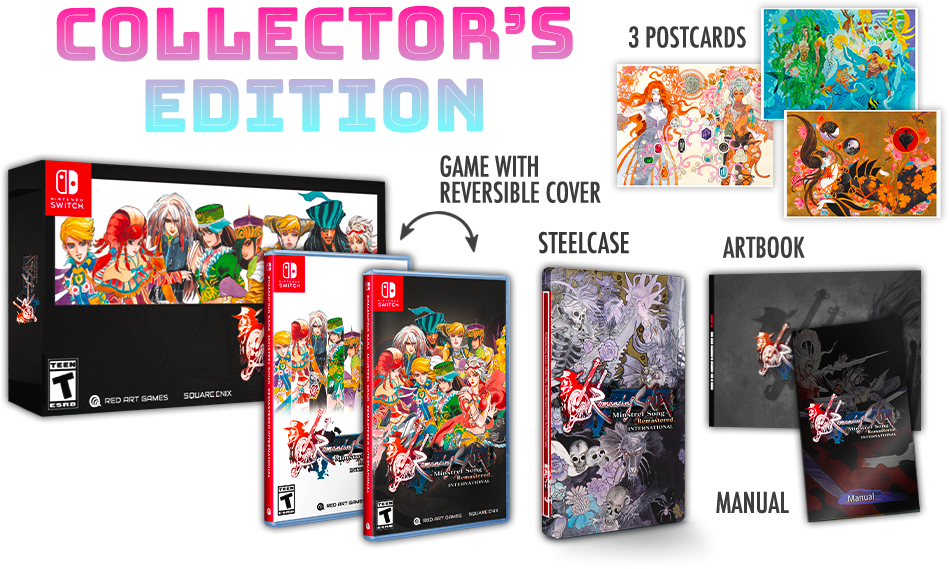 Romancing SaGa -Minstrel Song- Remastered International [Collectors Edition] - Nintendo Switch (PRE-ORDER) (FREE SHIPPING) (VGP EXCLUSIVE)