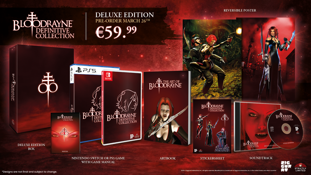 BloodRayne: Definitive Collection [Deluxe Edition] (EU Import) - Nintendo Switch (PRE-ORDER)