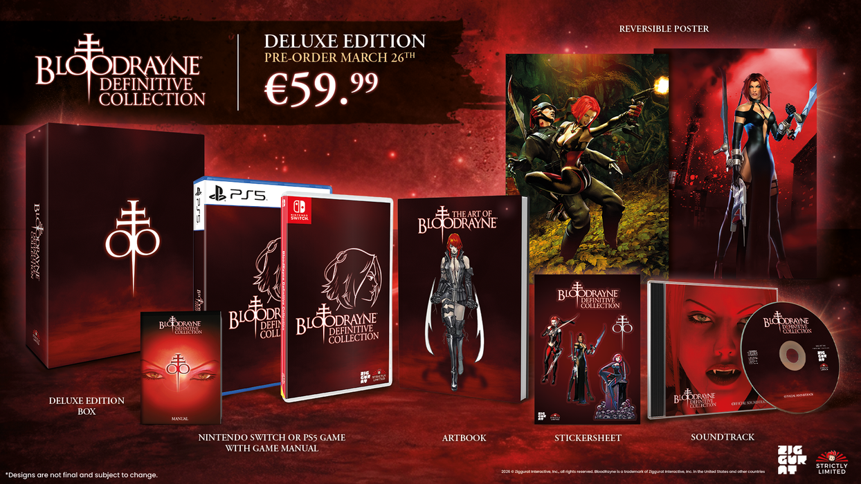 BloodRayne: Definitive Collection [Deluxe Edition] (EU Import) - Nintendo Switch (PRE-ORDER)