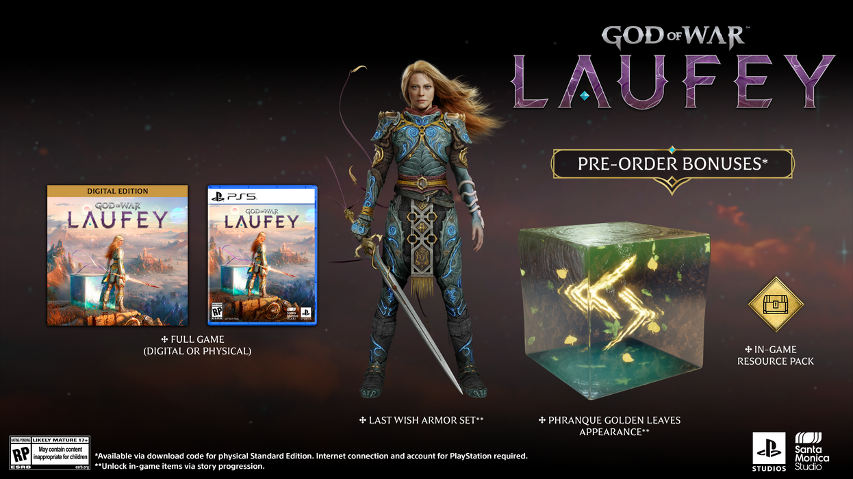 God Of War Laufey [Kratos Plush Bundle] - Playstation 5 (PRE-ORDER)