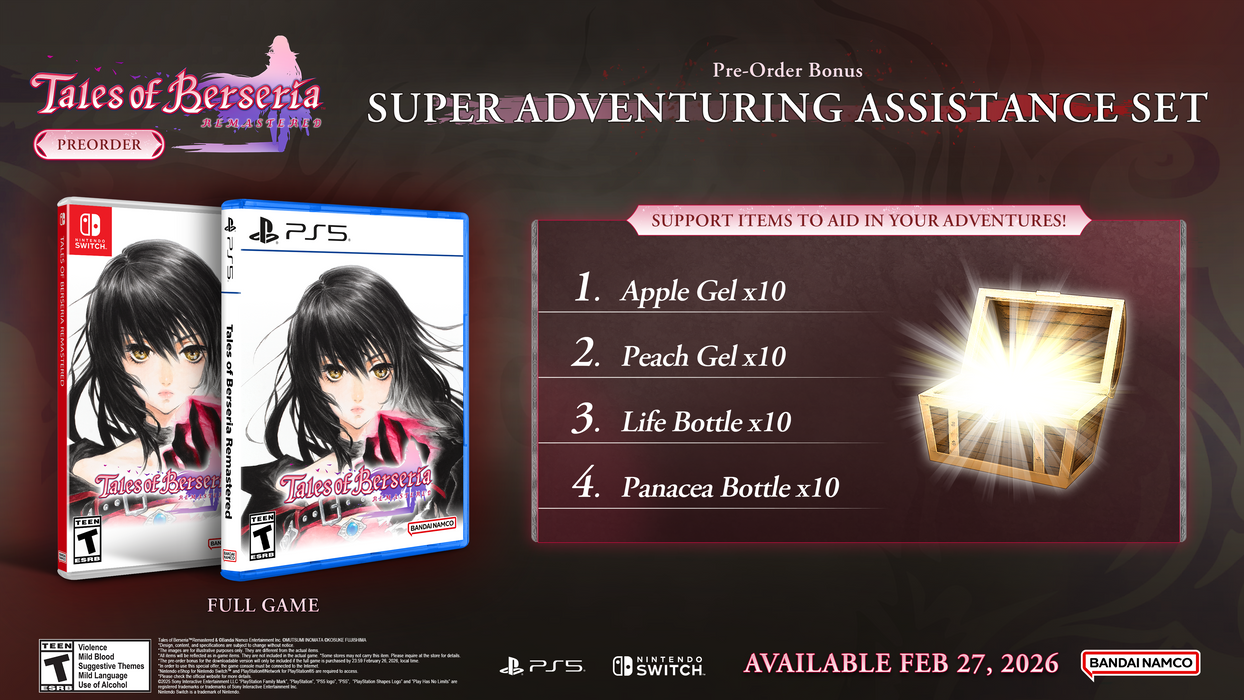 Tales of Berseria Remastered - PlayStation 5 (PRE-ORDER)