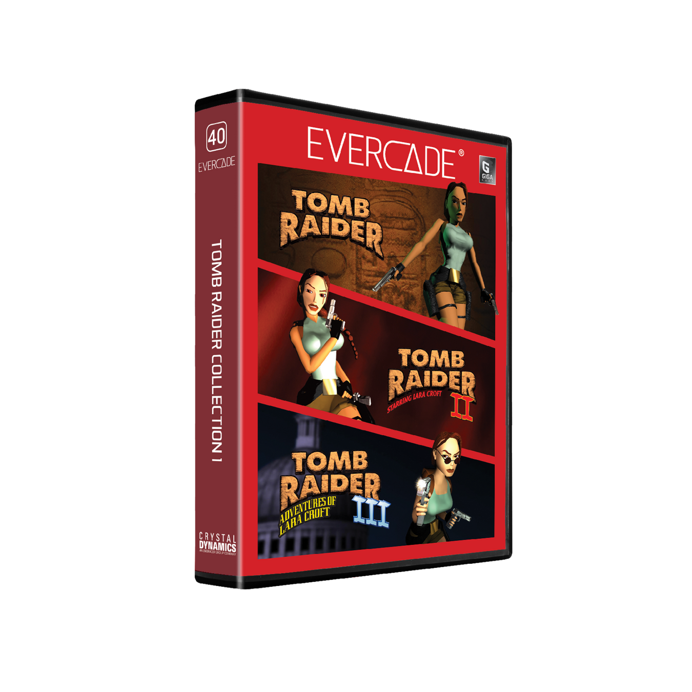 Tomb Raider Collection 1 & 2 Evercade Cart Sale