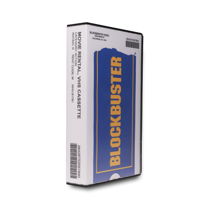Blockbuster Mini Library Retro Fighters Blockbuster® Mini VHS Cassette Switch Game Case - Ninte ...