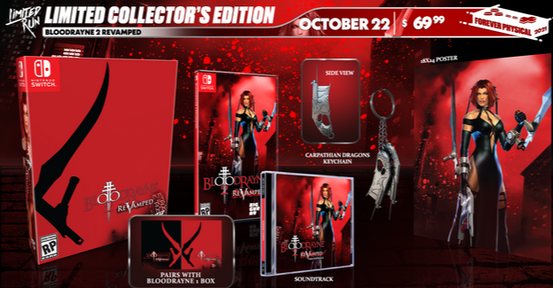 Bloodrayne 2: Revamped Collectors Edition [Limited Run Games #127] - Nintendo Switch