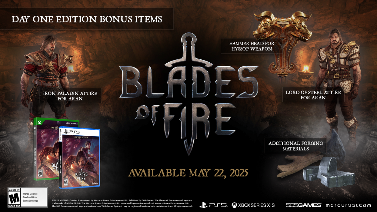 Blades of Fire [Day 1 Edition] - Playstation 5 (FREE SHIPPING)