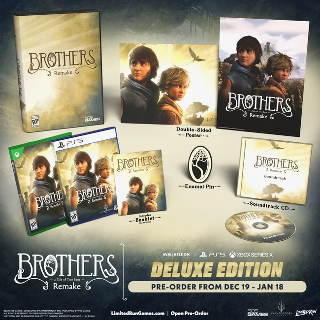 Brothers: A Tale of Two Sons Remake Deluxe Edition (Limited Run Games #184) - PlayStation 5