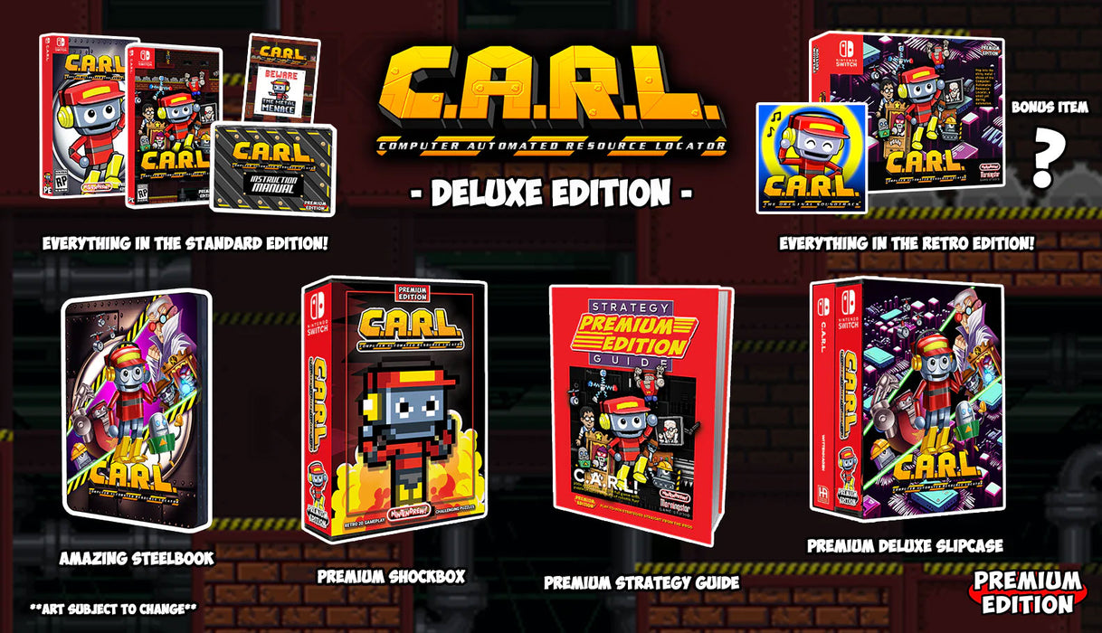 CARL [DELUXE EDITION] [PREMIUM EDITION GAMES SERIES 9] - Nintendo Switch (PRE-ORDER)