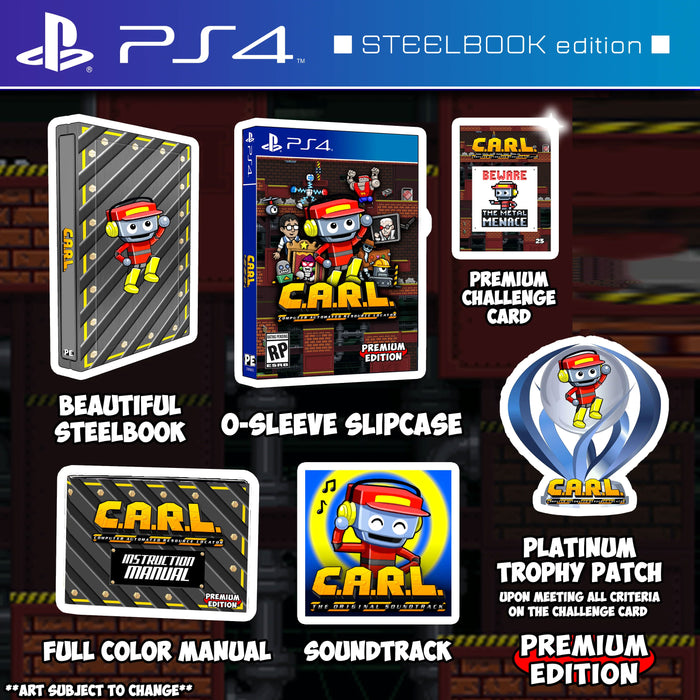 CARL [STEELBOOK EDITION] [PREMIUM EDITION GAMES SERIES 9] - Playstation 4 (PRE-ORDER)