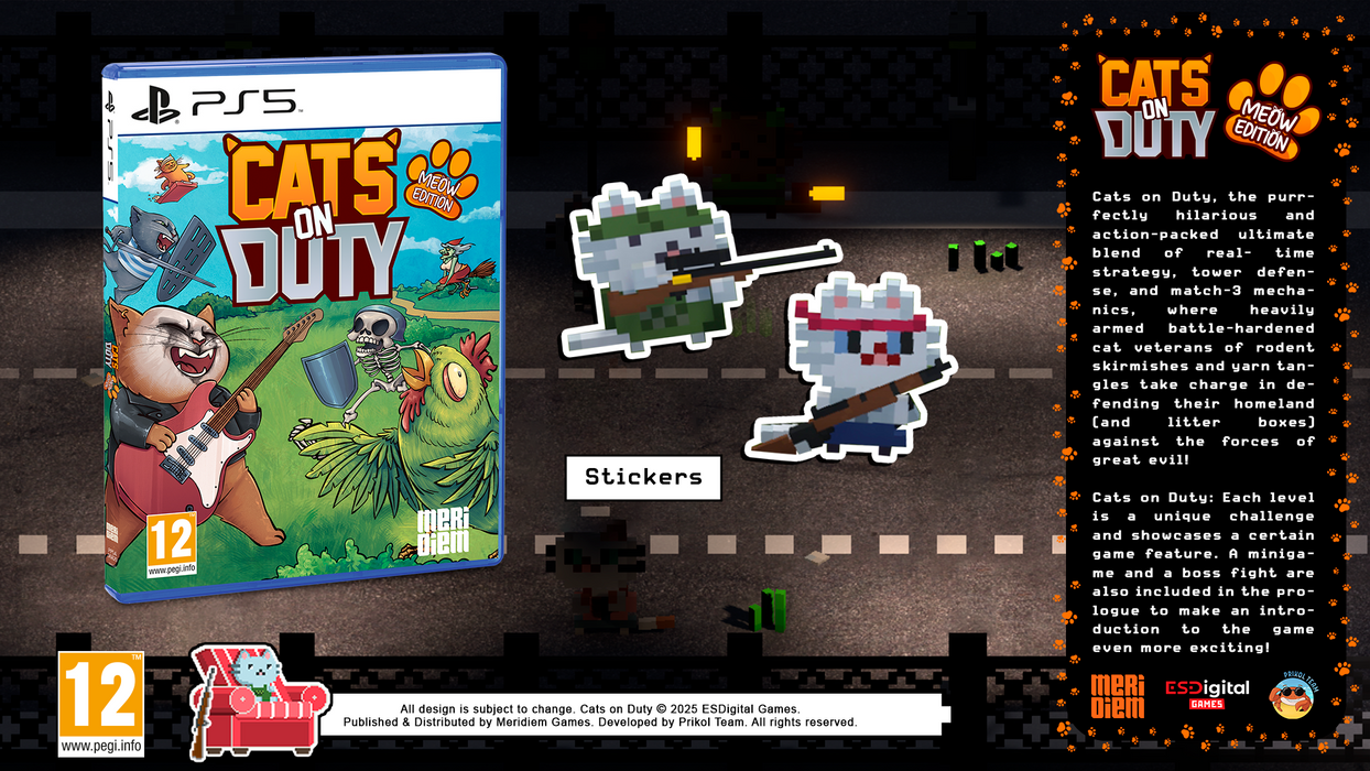 Cats on Duty - Meow Edition - PlayStation 5