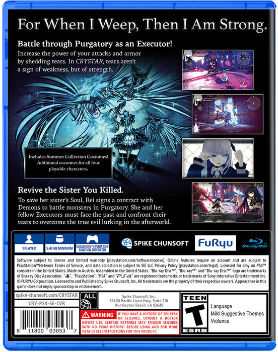Crystar [Standard Edition] - Playstation 4
