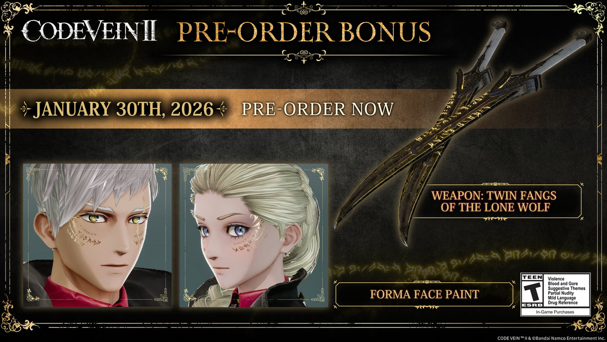 Code Vein 2 [Standard Edition] - Xbox Series X (PRE-ORDER) (FREE SHIPPING)