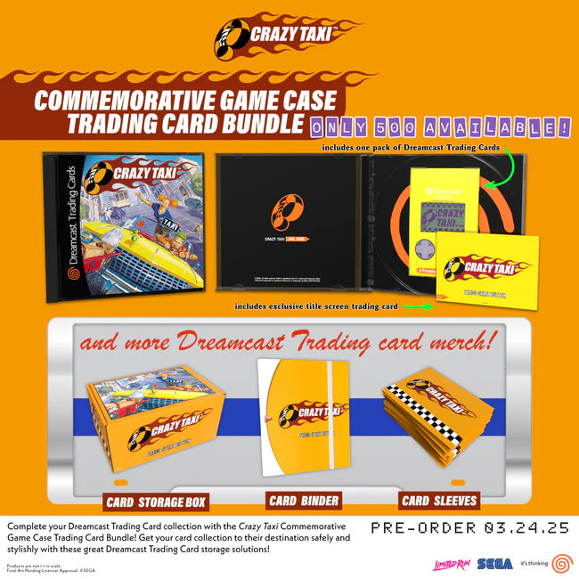 Crazy Taxi Commemorative Case Trading Card Bundle [Limited Run Games]