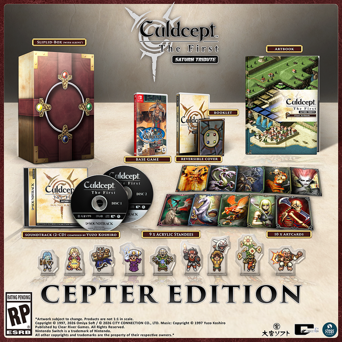 Culdcept The First Saturn Tribute [Cepter Editioni] - Nintendo Switch (PRE-ORDER) [VGP ESRB EXCLUSIVE]