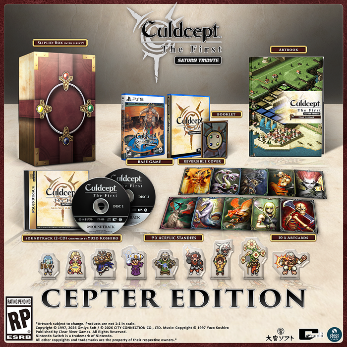 Culdcept The First Saturn Tribute [Cepter Editioni] - Playstation 5 (PRE-ORDER) [VGP ESRB EXCLUSIVE]
