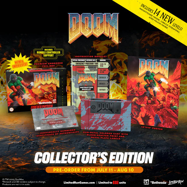 DOOM Collector's Edition (Limited Run Games) - SNES