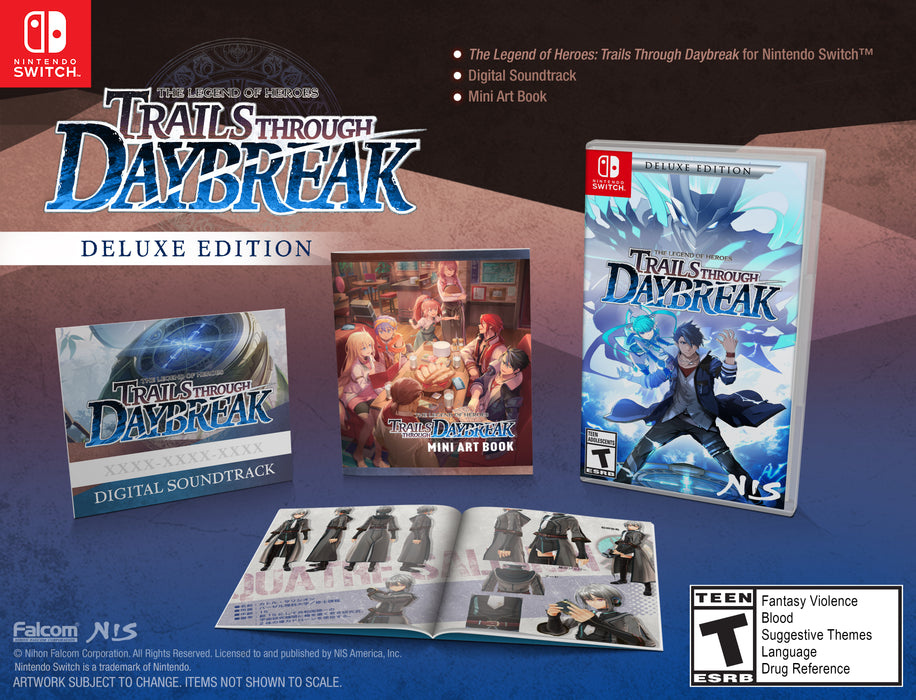 THE LEGEND OF HEROES  TRAILS THROUGH DAYBREAK DELUXE EDITION - SWITCH [FREE SHIPPING] [PRE-ORDER]