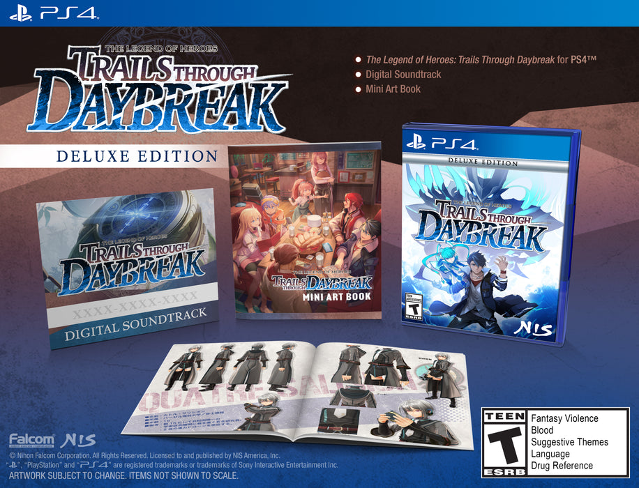 THE LEGEND OF HEROES  TRAILS THROUGH DAYBREAK DELUXE EDITION - PS4 [FREE SHIPPING] [PRE-ORDER]