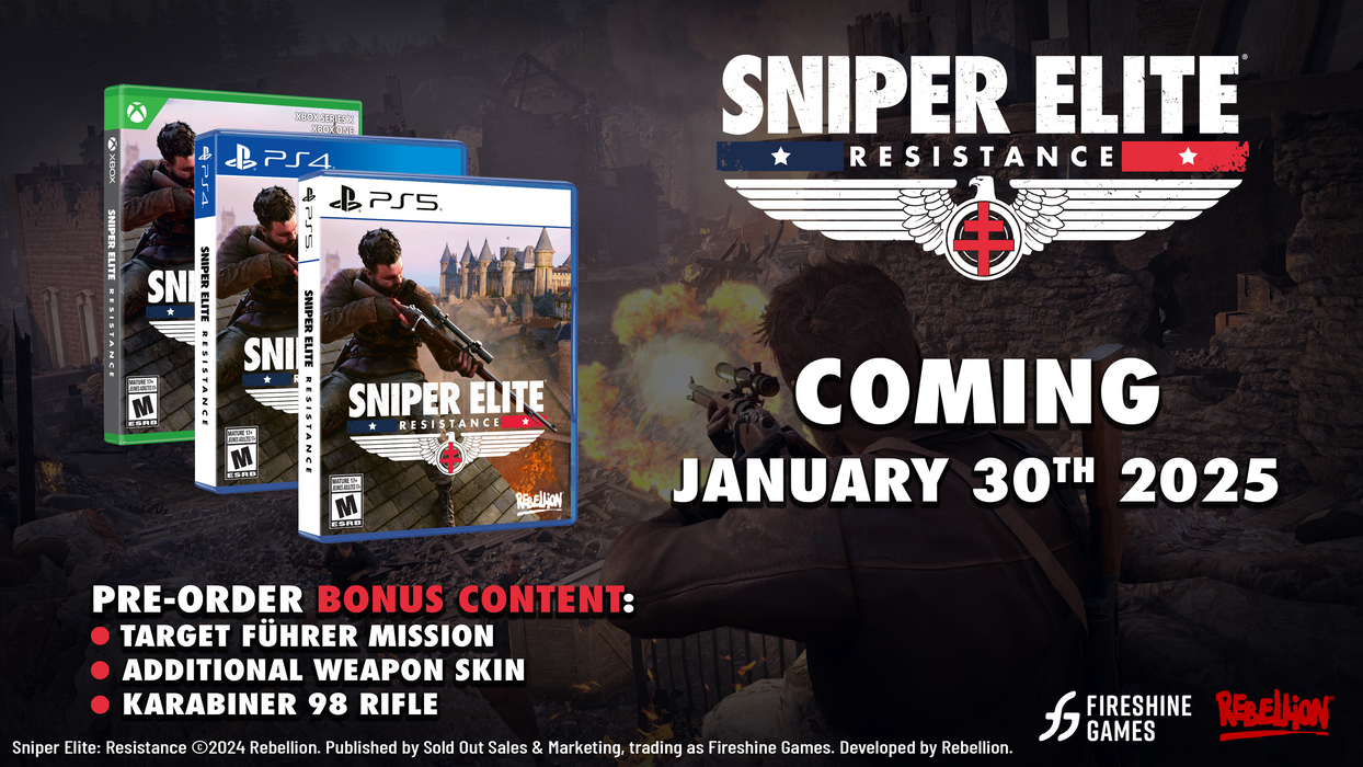 Sniper Elite: Resistance - PlayStation 5 [Free Shipping]