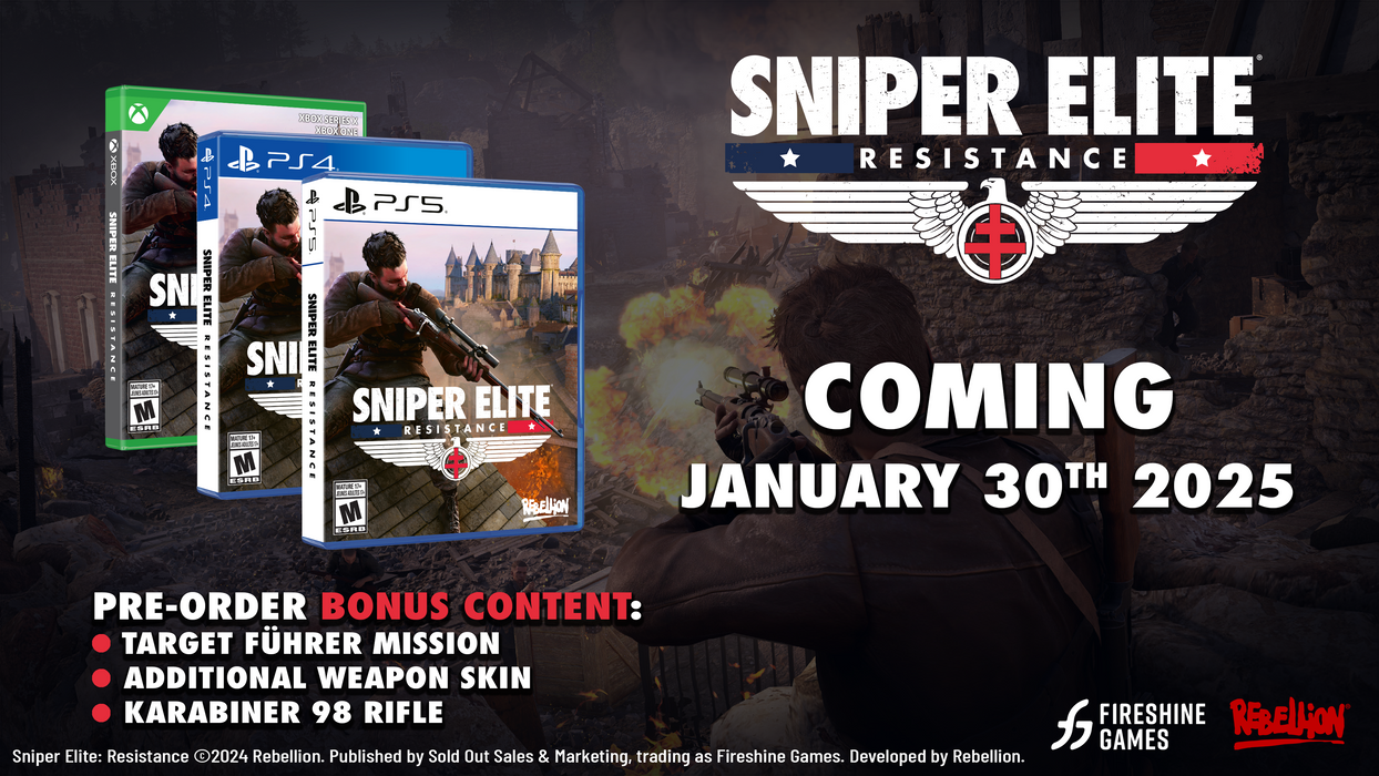 Sniper Elite: Resistance - PlayStation 4 [Free Shipping]