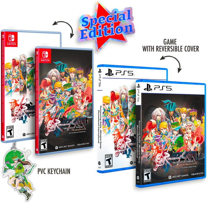 Romancing SaGa -Minstrel Song- Remastered International [Special Edition] - Playstation 5 (PRE-ORDER) (FREE SHIPPING) (VGP Exclusive)