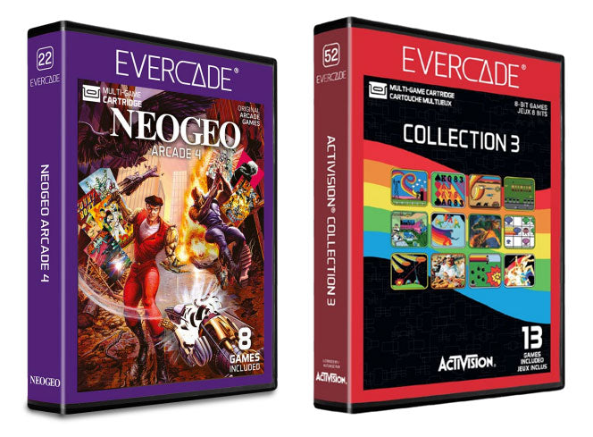 Evercade Activision Collection 3 & Evercade Neo Geo Arcade #4 Combo Pack (Free Shipping) (PRE-ORDER)