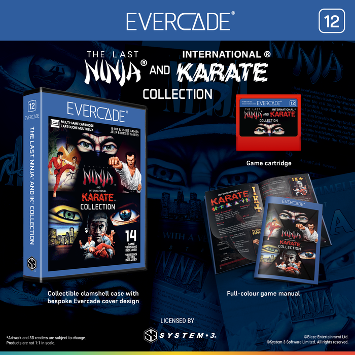 Evercade The Last Ninja and IK Collection & Evercade James Pond Collection (Free Shipping) (PRE-ORDER)