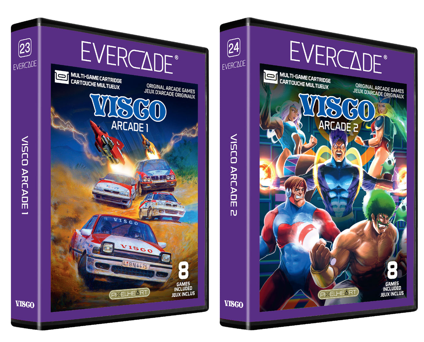 Evercade Visco Arcade 1 & 2